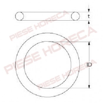 Oring VITON rezistenta friteuza SILKO EMMEPI GIORIK